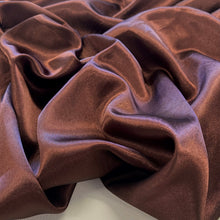 Load image into Gallery viewer, Lightweight Polyester Satin - Chocolate