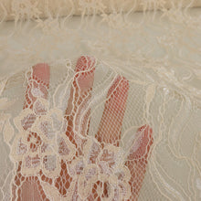 Load image into Gallery viewer, Cotton Nylon Floral Lace Deadstock – Aquila Beige