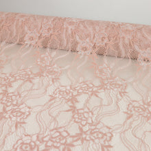 Load image into Gallery viewer, Cotton Nylon Floral Lace Deadstock – Aquila Pink