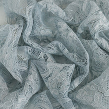 Load image into Gallery viewer, Cotton Nylon Floral Lace Deadstock – Aquila Blue