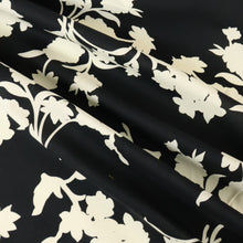 Load image into Gallery viewer, Cotton Print - Corsage Black & Ivory