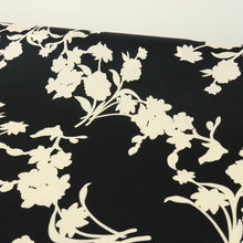 Load image into Gallery viewer, Cotton Print - Corsage Black & Ivory