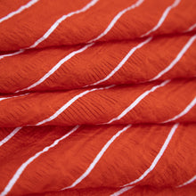 Load image into Gallery viewer, Hurdle Cotton Nylon Stripe Shirting - Orange