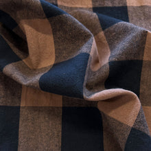 Load image into Gallery viewer, Big Scale Yarn Dyed Gingham Cotton - Nutmeg