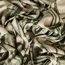 Load image into Gallery viewer, Abstract Printed Poly Satin - Bounce Back