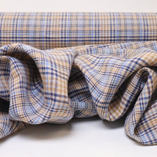 Load image into Gallery viewer, Yarn Dyed Linen Plaid - Taupe
