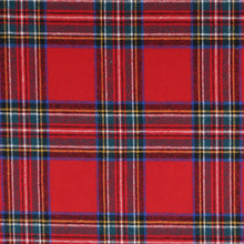 Load image into Gallery viewer, Brushed Cotton Plaid Deadstock - Red Tartan