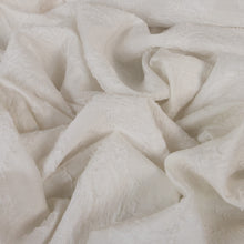 Load image into Gallery viewer, Embroidered Clipped Designer End – Ceci White