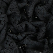 Load image into Gallery viewer, Embroidered Lace Designer End – Chelsea Black