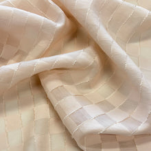 Load image into Gallery viewer, Viscose Nylon Clipped Square Jacquard - Blush