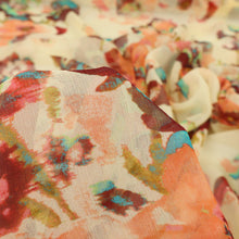 Load image into Gallery viewer, Silk Yoryu Print Designer End – Coney Abstract Floral