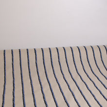 Load image into Gallery viewer, Cotton Linen Double Stripe Print Deadstock - Sky