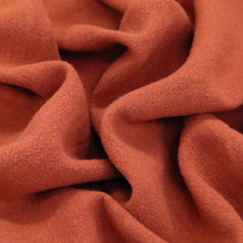 Load image into Gallery viewer, Crosshatch Viscose Linen - Rust
