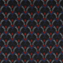 Load image into Gallery viewer, Textured Polyester Crepe Print - Morse Code