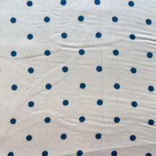 Load image into Gallery viewer, Printed Dot Satin Deadstock - Silver & Steel