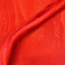 Load image into Gallery viewer, Viscose Jacquard Deluxe Satin - Orange
