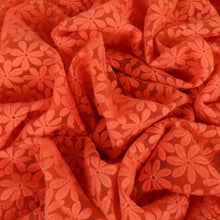 Load image into Gallery viewer, Embroidered Lace Organza Designer End – Neci Tangerine (Sold Out)