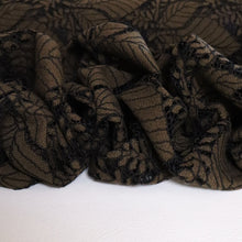 Load image into Gallery viewer, Autunm Leaves Cotton Blend Lace - Khaki
