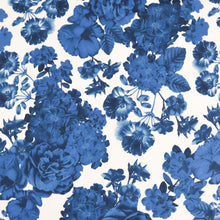 Load image into Gallery viewer, Cotton Floral Printed Poplin Designer End - Bobbi Blue
