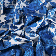 Load image into Gallery viewer, Cotton Floral Printed Poplin Designer End - Bobbi Blue