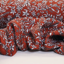 Load image into Gallery viewer, Floral Printed Rayon - Coffee
