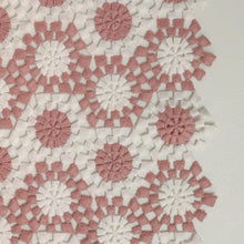 Load image into Gallery viewer, Geo Embroidered Lace Designer End – Madison Pink (Limited Stock)