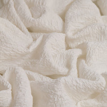 Load image into Gallery viewer, Crinkle Stretch Cotton - White