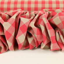 Load image into Gallery viewer, Yarn Dyed Washed Cotton Gingham - Cherry