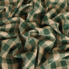 Load image into Gallery viewer, Yarn Dyed Washed Cotton Gingham - Forest