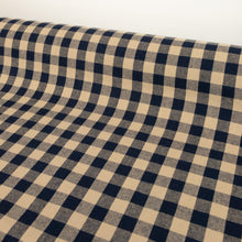 Load image into Gallery viewer, Yarn Dyed Washed Cotton Gingham - Navy