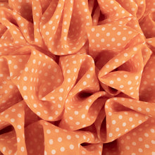 Load image into Gallery viewer, Lightweight Silk Cotton Print Deadstock - Spotty Apricot