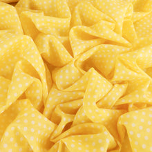 Load image into Gallery viewer, Lightweight Silk Cotton Print Deadstock - Spotty Canary