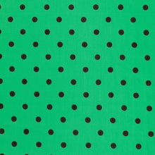 Load image into Gallery viewer, Lightweight Silk Cotton Print Deadstock - Spotty Emerald
