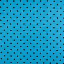 Load image into Gallery viewer, Lightweight Silk Cotton Print Deadstock - Spotty Turquoise