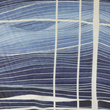 Load image into Gallery viewer, Lightweight Silk Cotton Georgette Print Deadstock - Ocean Flow