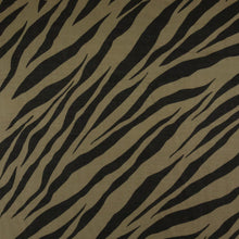 Load image into Gallery viewer, Lightweight Silk Cotton Print Deadstock - Exotic Khaki Black