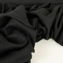 Load image into Gallery viewer, Japanese 100% Wool Twill Coating Deadstock - Kanebo Black
