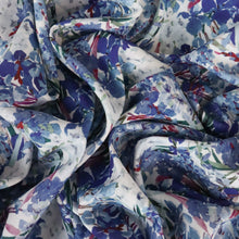 Load image into Gallery viewer, Viscose Print - Shandwick Blues
