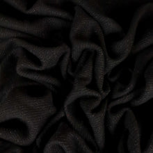Load image into Gallery viewer, Wool Blend Coating Designer Ends Deadstock - Edie Black Sparkle