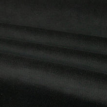 Load image into Gallery viewer, 21 Wale Stretch Cotton Corduroy Designer Ends Deadstock - Black