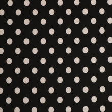 Load image into Gallery viewer, Polka Dot Scuba Stretch Knit - Black & White