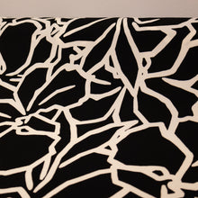 Load image into Gallery viewer, Printed Stretch Knit Deadstock - Abstract Black & White