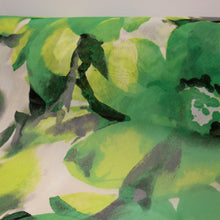 Load image into Gallery viewer, Printed Mesh Deadstock - Abstract Green Floral