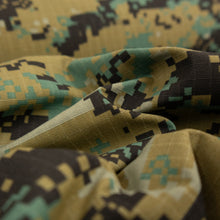 Load image into Gallery viewer, Printed Cotton Poly Ripstop Deadstock - Digital Camo Khaki