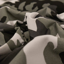 Load image into Gallery viewer, Printed Cotton Heavy Canvas Deadstock - Grey & Black