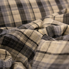 Load image into Gallery viewer, Yarn Dyed Cotton Plaid Voile Deadstock - Charlie Grey