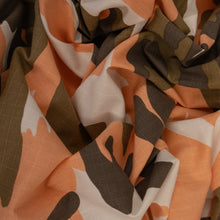 Load image into Gallery viewer, Printed Cotton Ripstop Deadstock - Camo Peach Pink & Taupe