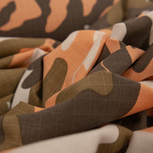 Load image into Gallery viewer, Printed Cotton Ripstop Deadstock - Camo Peach Pink & Taupe