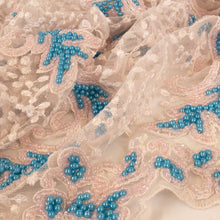 Load image into Gallery viewer, High Class Beading - White & Turquoise