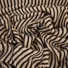 Load image into Gallery viewer, Mini Seersucker Stripe - Black & Natural